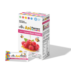 Api-protect Junior cu miere, zmeura, laptisor de matca si Vitamina C