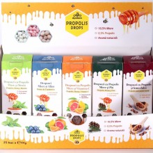 Cutie display 5 x 5 sortimente Apidava Propolis Drops